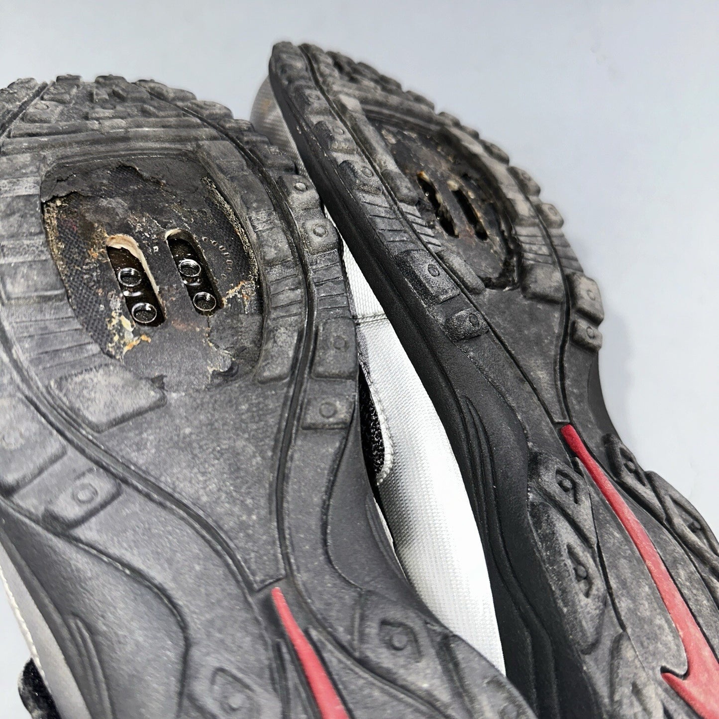 Nike Size 10 VTG 171105-061 Contagious Women's Cycling Shoes Silver 1998 90s