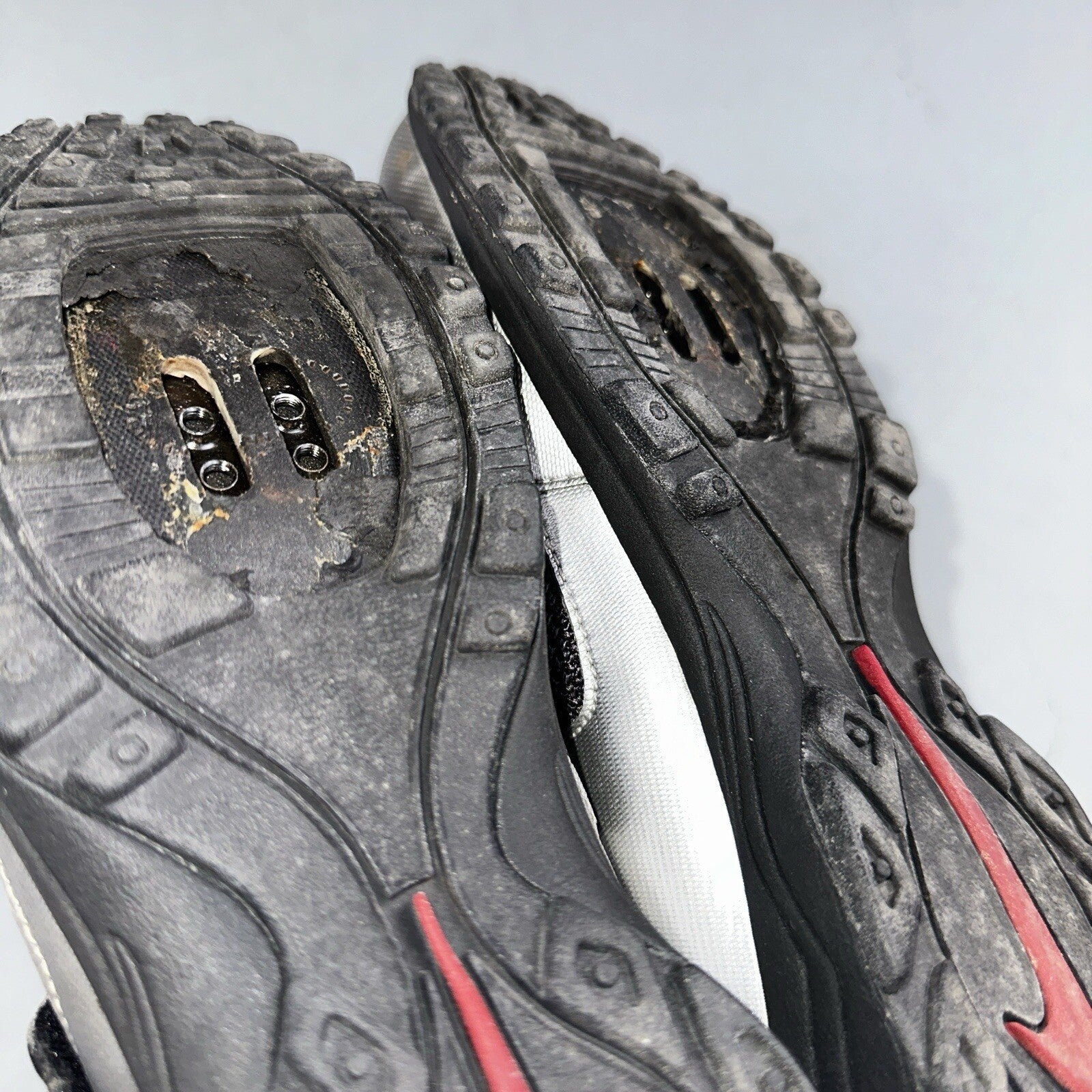 Nike Size 10 VTG 171105-061 Contagious Women's Cycling Shoes Silver 1998 90s