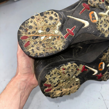 VTG Nike Kempshall Last Golf Shoes Mens 10 Black 90s 1998 Tiger Era Needs Clean