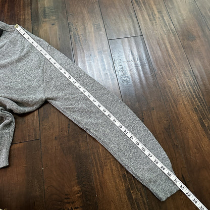 VTG 70s Jantzen Gray Wool Dave Marr Grandpa Cardigan Sweater Rockabilly L USA