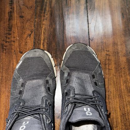 On Cloud 5 Shoes Black & White Oncloud Women's Training Sneakers US Size 8