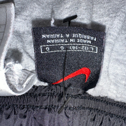 Nike VTG 90s Windbreaker Track Pants Ankle Zip Lined Black 1990s Essential