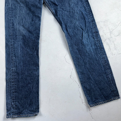 Levis 501 Vintage 90s USA XX Straight Leg Jeans Blue Dark Wash 36x36 Act 34x32