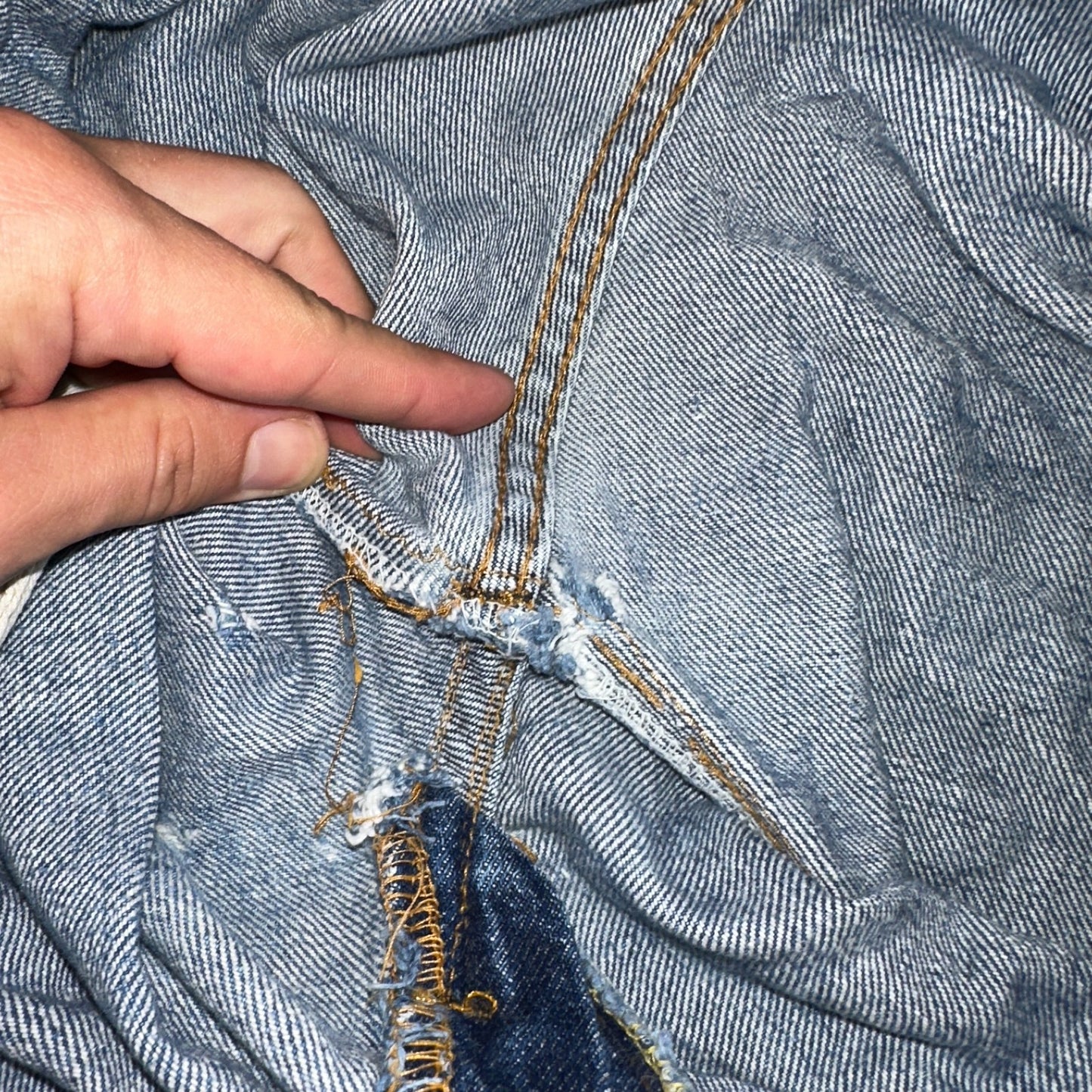 Levis 501 Vintage 70s SS Redline Selvedge USA XX Jeans Med Wash 48x30 Act 44x24