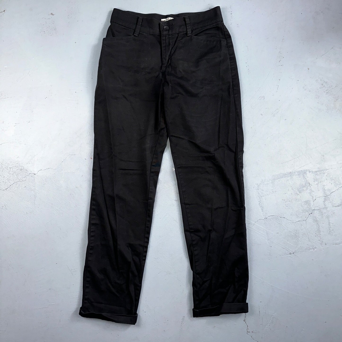 Lee Relaxed Fit Jeans Women's Size 4 Medium Black Straight Denim Y2K Work Wear