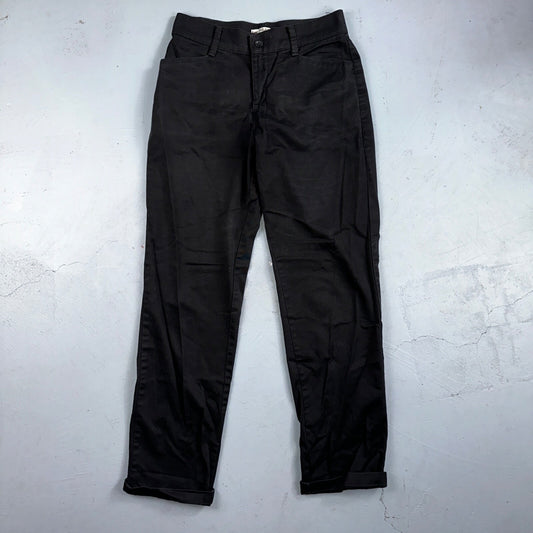 Lee Relaxed Fit Jeans Women's Size 4 Medium Black Straight Denim Y2K Work Wear