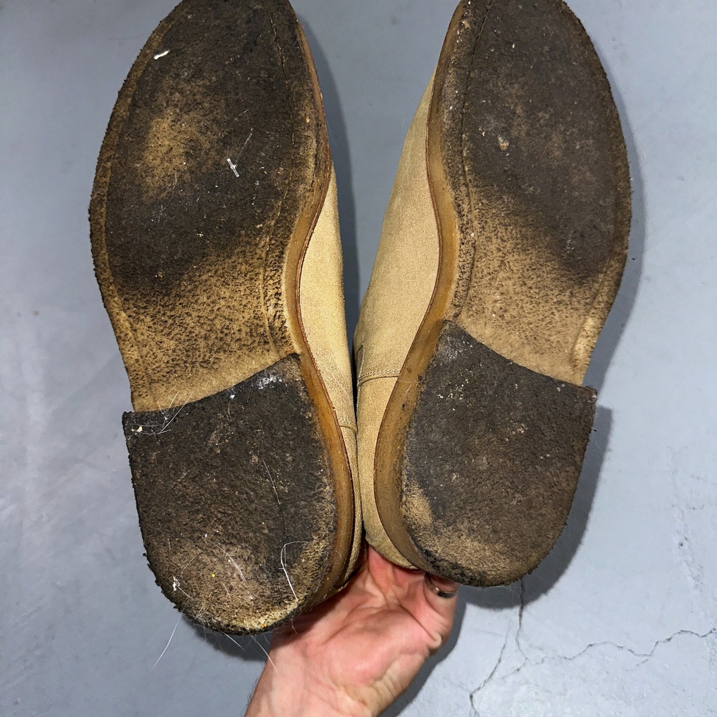 Common Projects Beige Suede Chelsea Workboots Size 39 Mens Tan Authentic