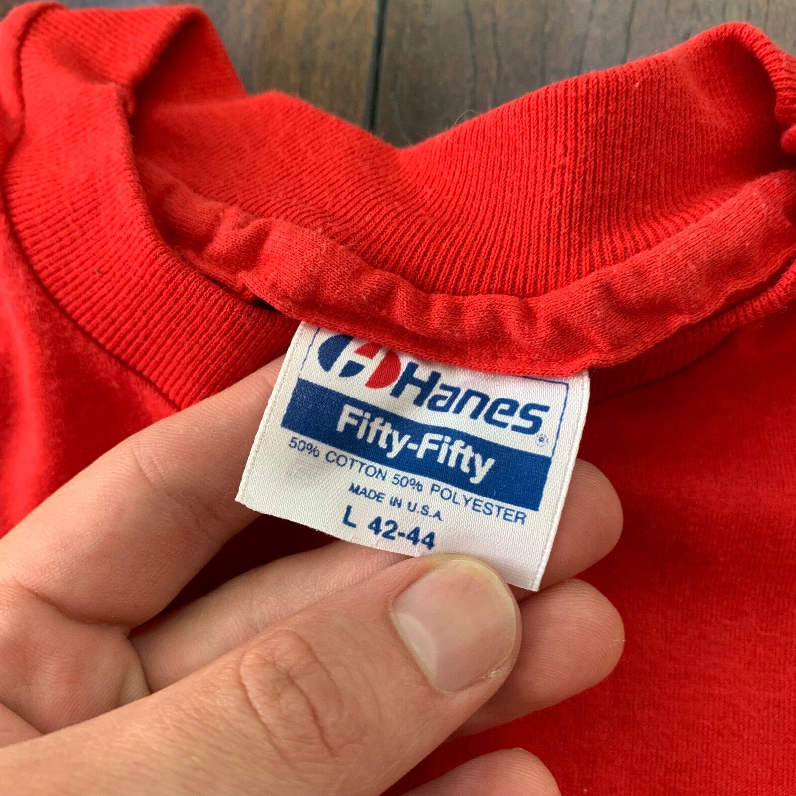 Boe Alps Red Hanes Nike Vintage T Shirt 1990 90s Pacific Northwest Mountain