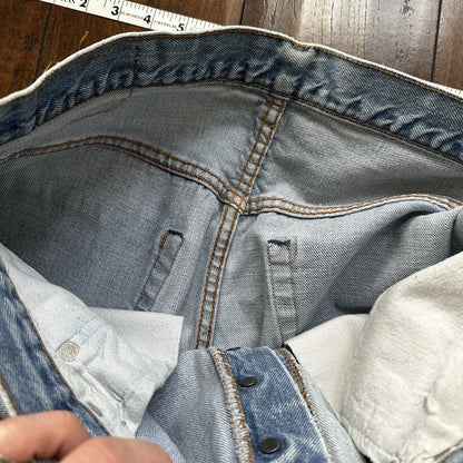 Levis Vintage 80s Redline Selvedge USA 501 XX Jeans 66 70s 36x32 Act 32x28
