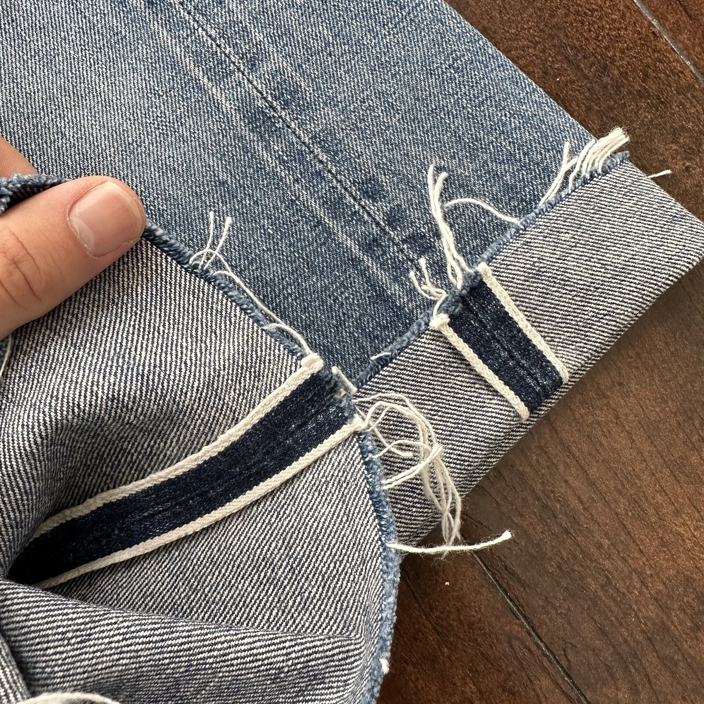 Levis 501 XX Big E True Vintage 60s Redline Denim Capri Jeans 1960s 25x24 Chop