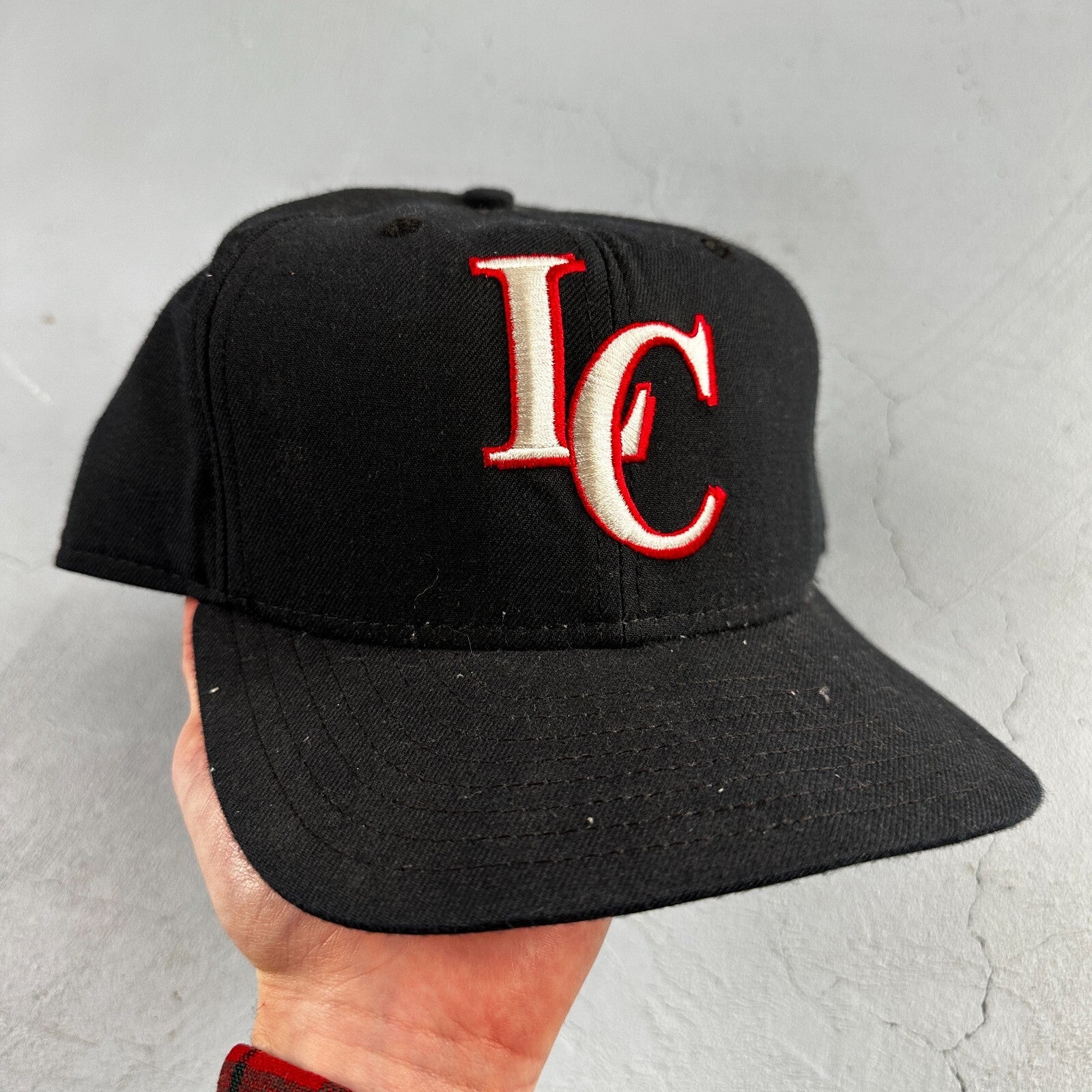 LC New Era USA MLB Fitted 7 1/2 Hat Major League Professional Baseball VTG Pro