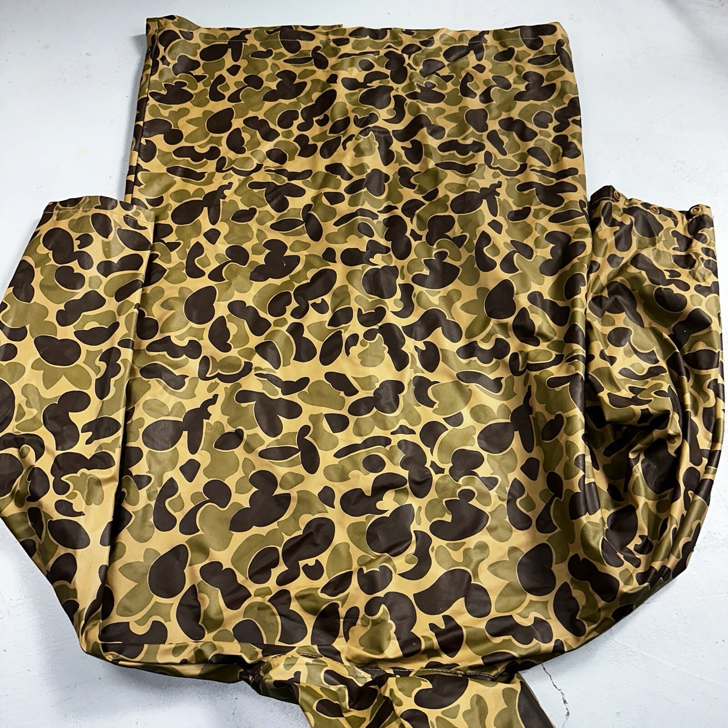 Dry Wear Rain Suit Adult Brown Green Camouflage Outdoor Hunting Mens XL Frogskin