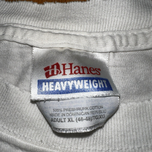 Hanes All State Cool Graphic Y2K Vintage T Shirt Carnival Ferris Wheel Balloons