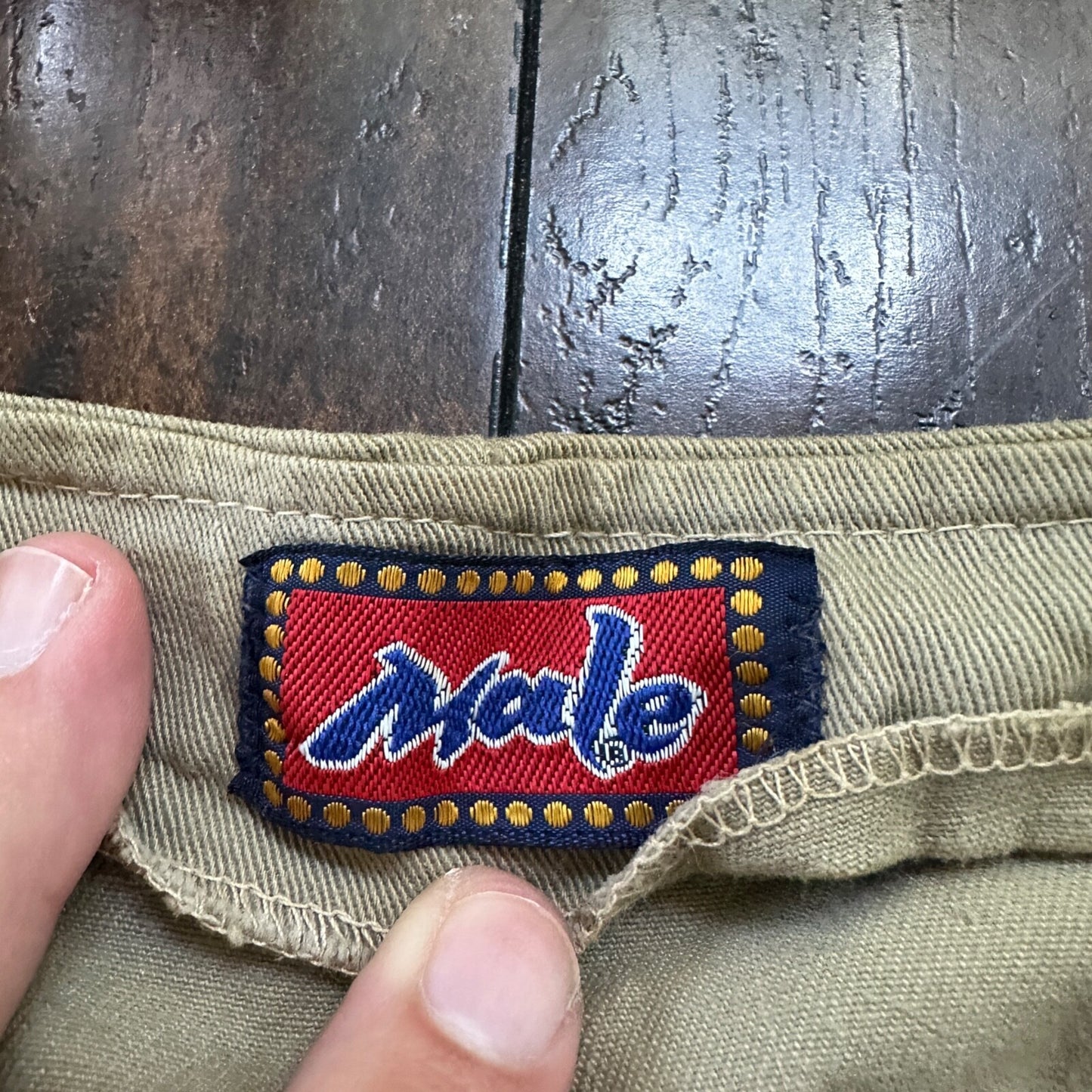 VTG Male Vest Adult Beige Canvas 60s 70s Shooting Hunting buckle back