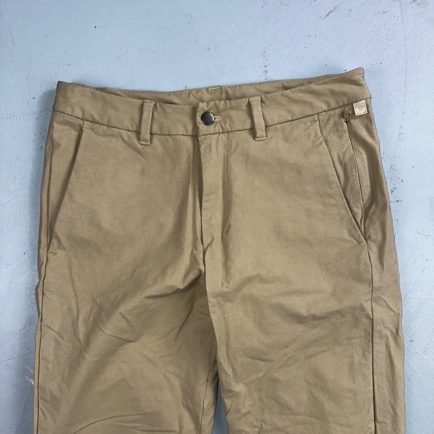 Lululemon Commission Pants Mens 30 Light Brown Beige 30 x 31 Chino Khaki