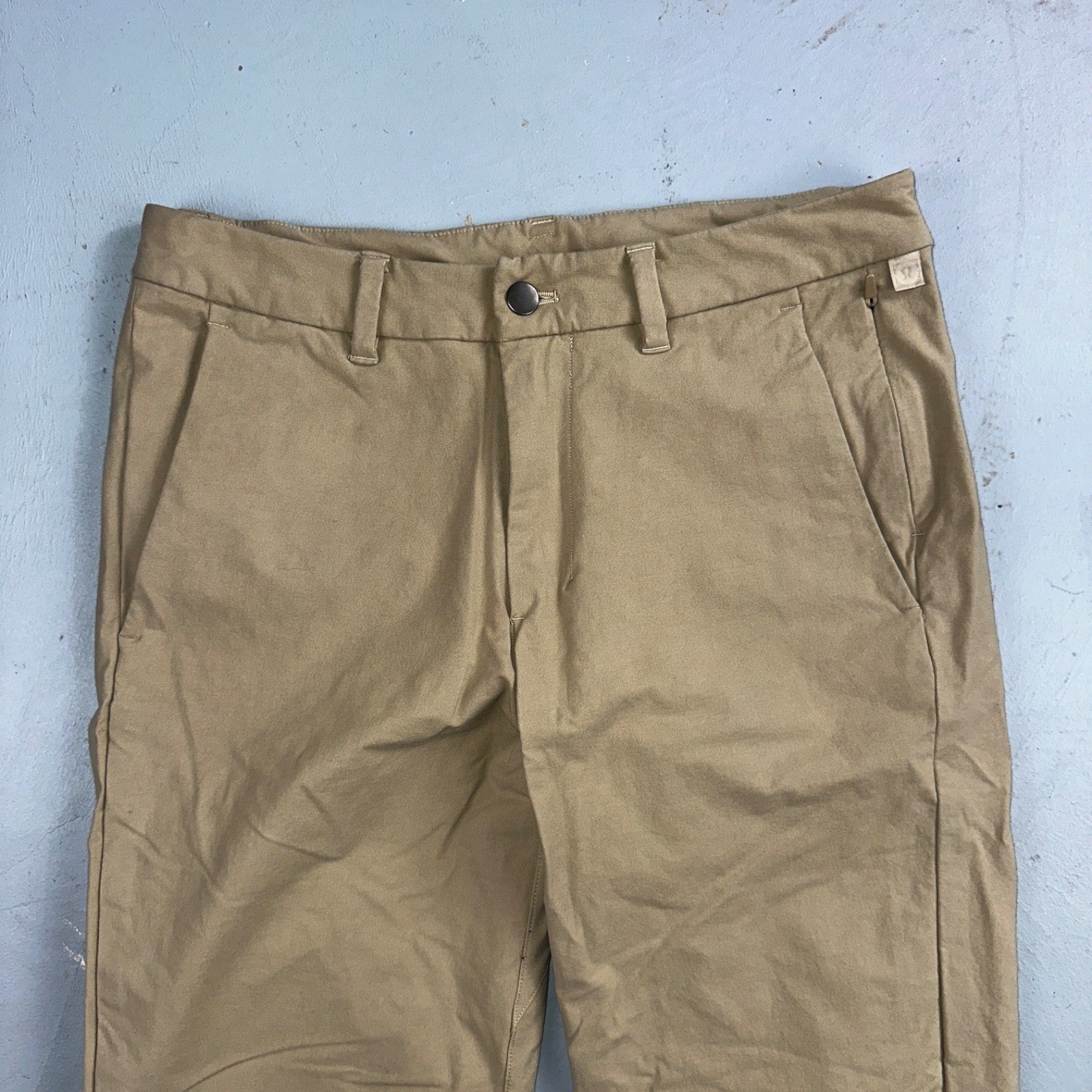 Lululemon Commission Pants Mens 30 Light Brown Beige 30 x 31 Chino Khaki