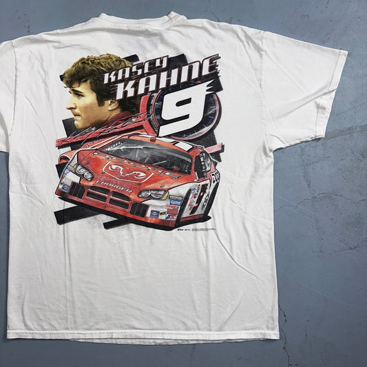 Kasey Kahne VTG Shirt Large Nascar Dodge #9 Car Racing Chase Authentics XL Y2K