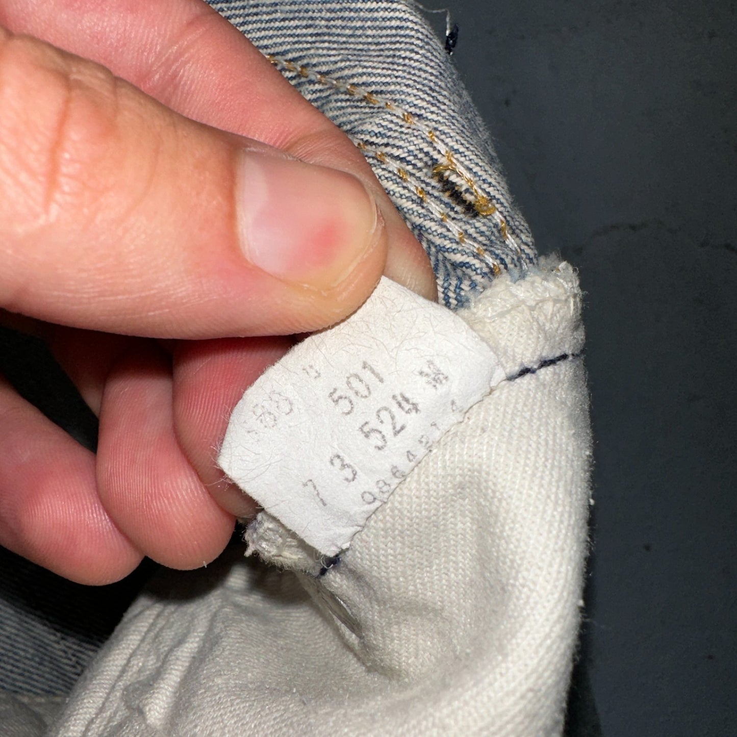 Levis 501 Vintage 80s Redline Selvedge USA XX Jeans Light Wash Worn Act 30x30