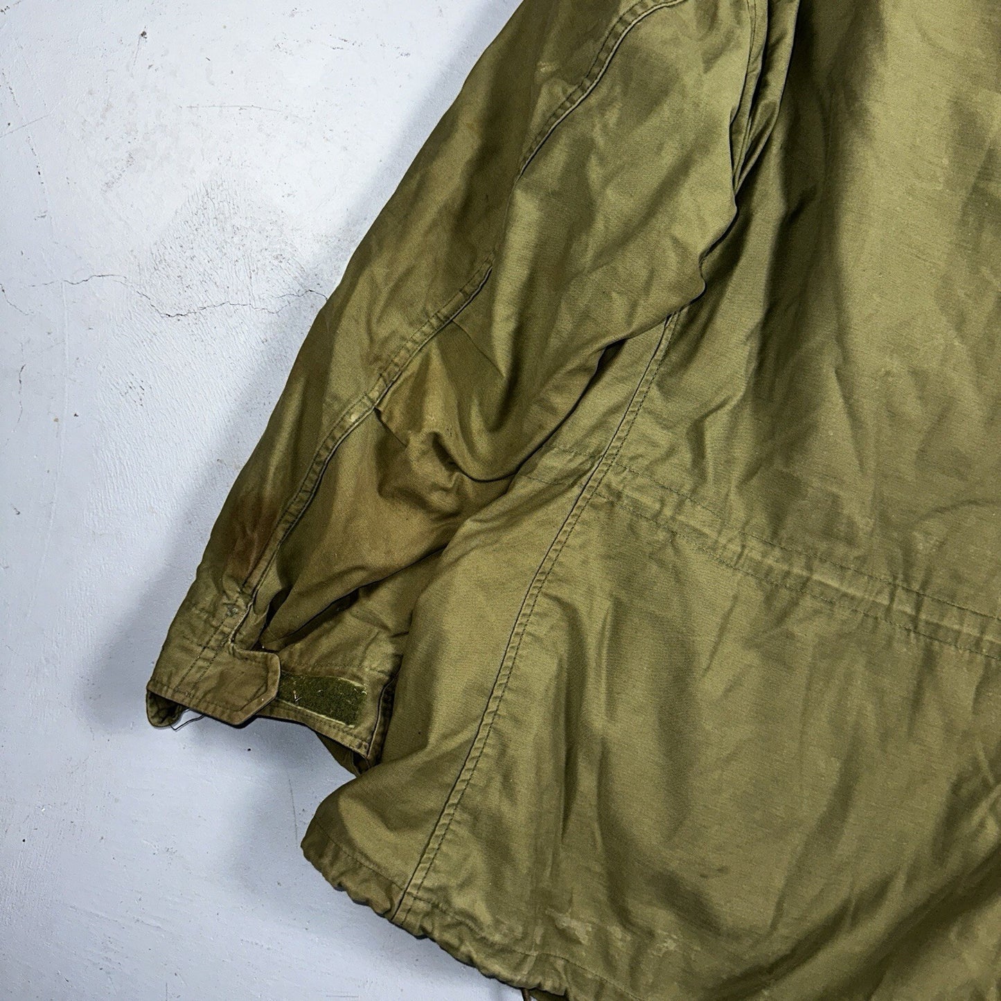 VTG US ARMY M-65 Field Jacket Coat Cold Weather Mans OG-107 Vietnam 70s Medium