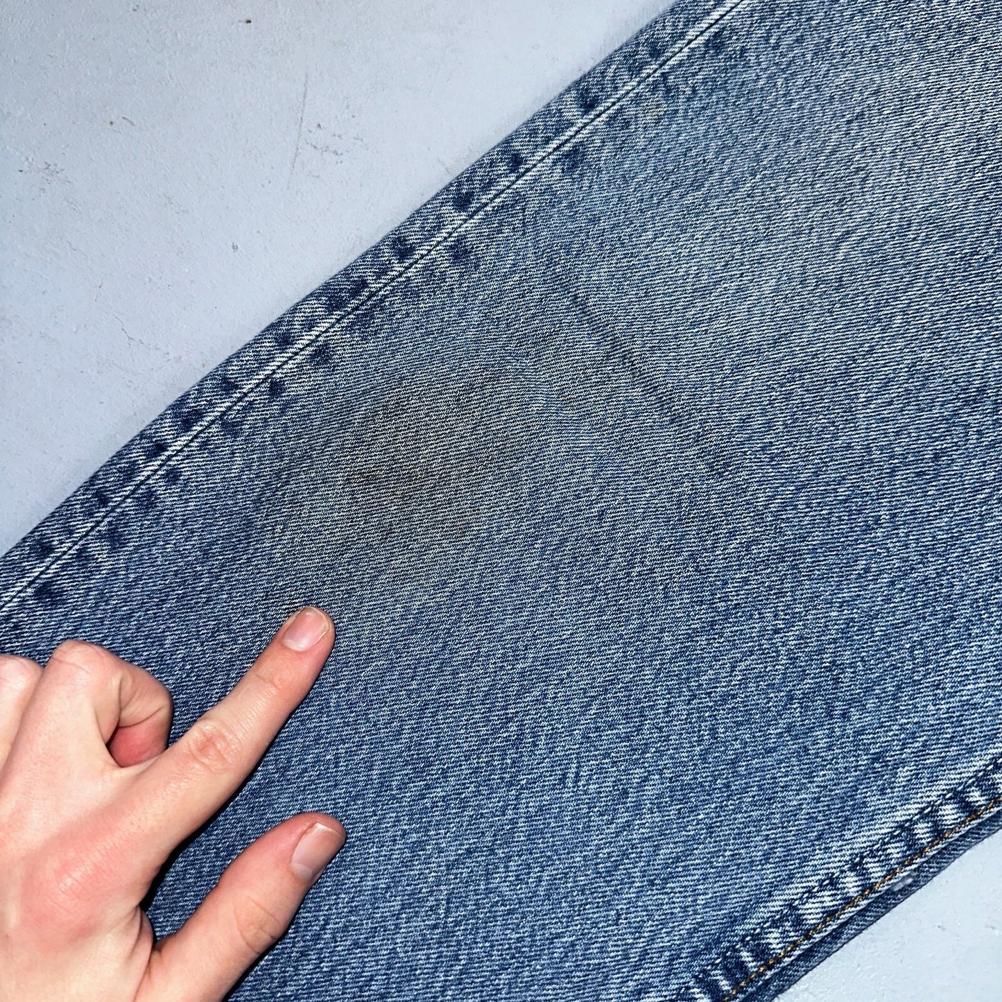 Levis 501 Vintage Y2K XX Straight Leg Jeans 90s Blue Light Wash 34x36 Act 32x34