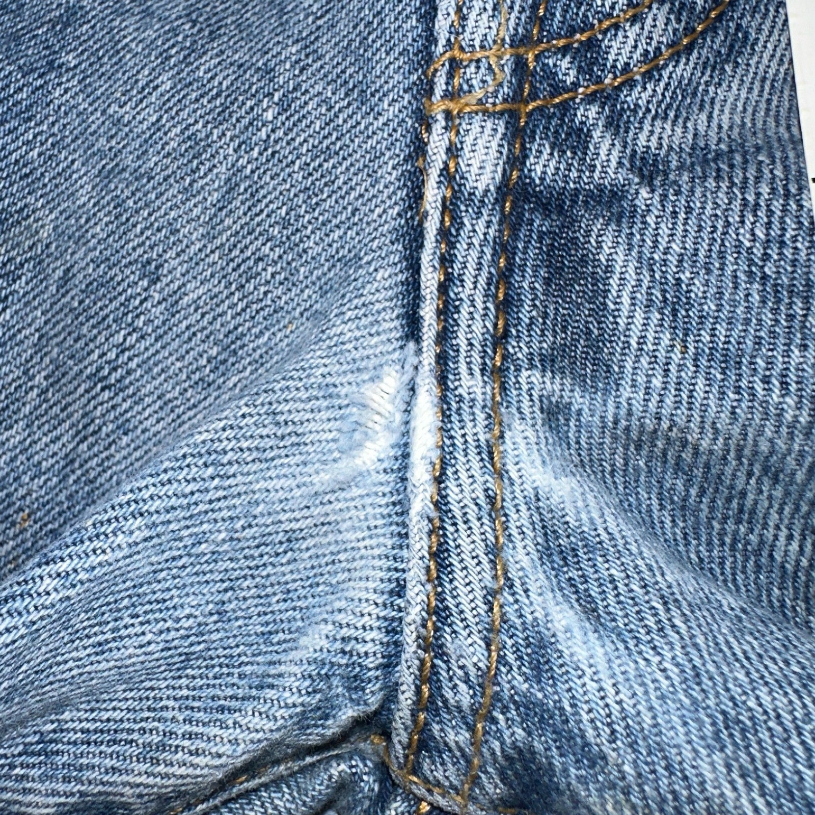 Levis 501 Vintage Y2K Mexico Straight Leg Jeans Blue Light Wash 40x30 Act 38x30