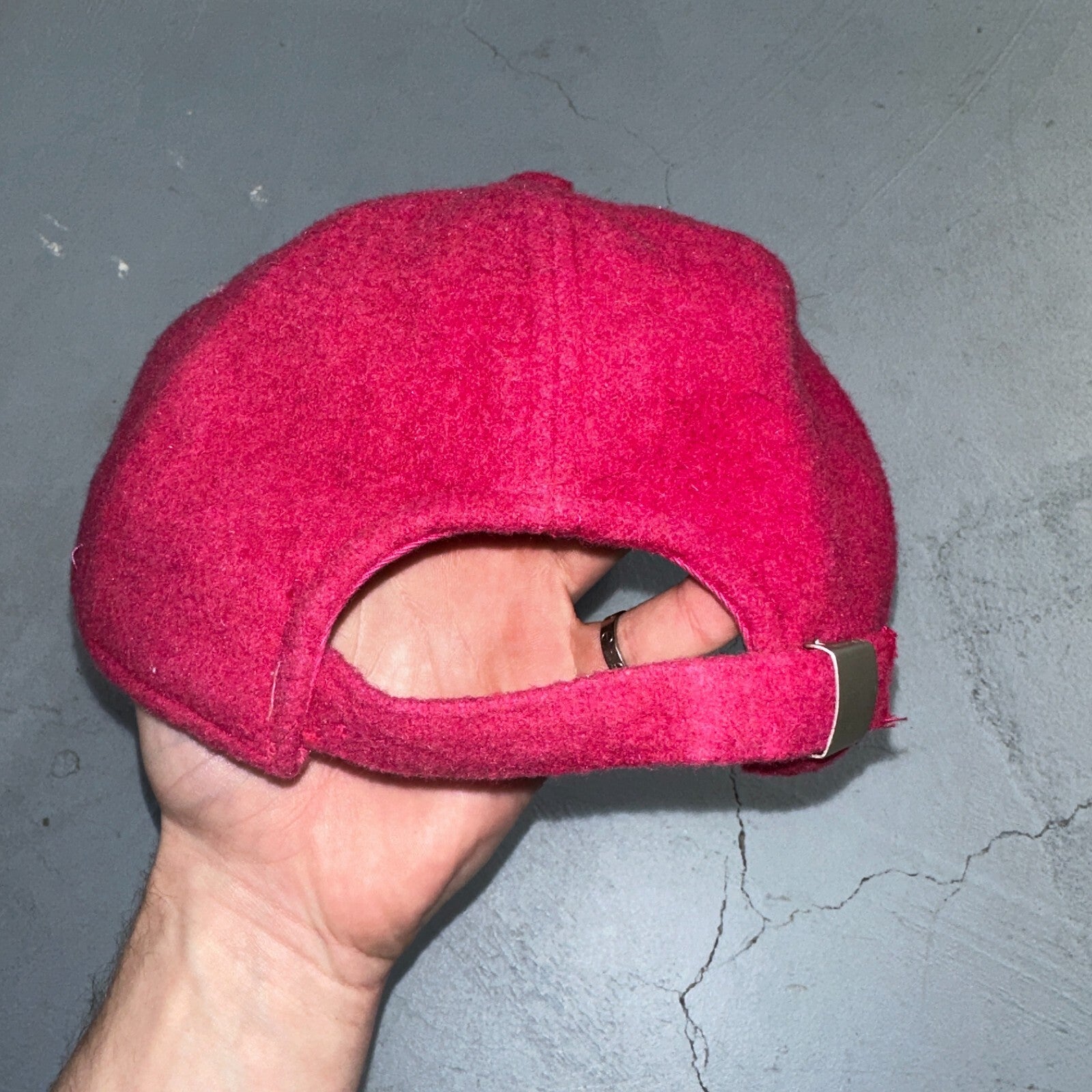 Vintage GAP Wool Hat Cap Adult One Size Adjustable Strapback USA Made 90s