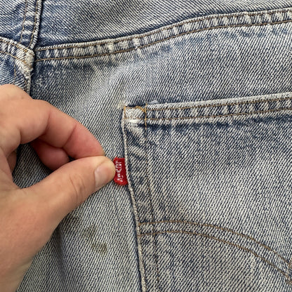 Levis VTG 70s SS Redline Selvedge USA 501 XX Jeans 66 80s 38x33 Act 34x27 CUT