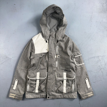 Volcom Snowboarding Jacket Men's Size Small Transition Parka Gray Ski