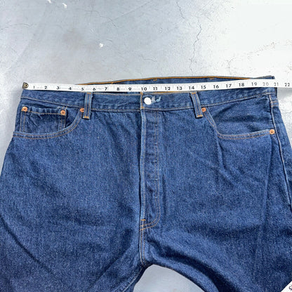 Levis 501 Vintage 90s USA XX Straight Leg Jeans Blue Dark Wash 44x34 Act 41x31