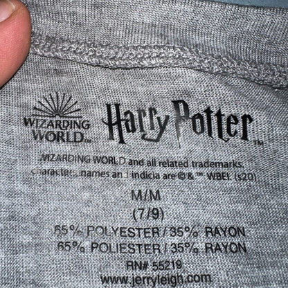 Harry Potter I'd Rather Stay at Hogwarts This Christmas T Shirt Jr Size M 7-9