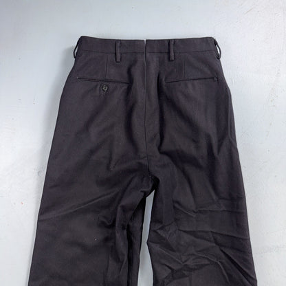 VTG 40s WWII US Naval Clothing Factory Wool Sailor Pants Navy 30L Bell Bottoms