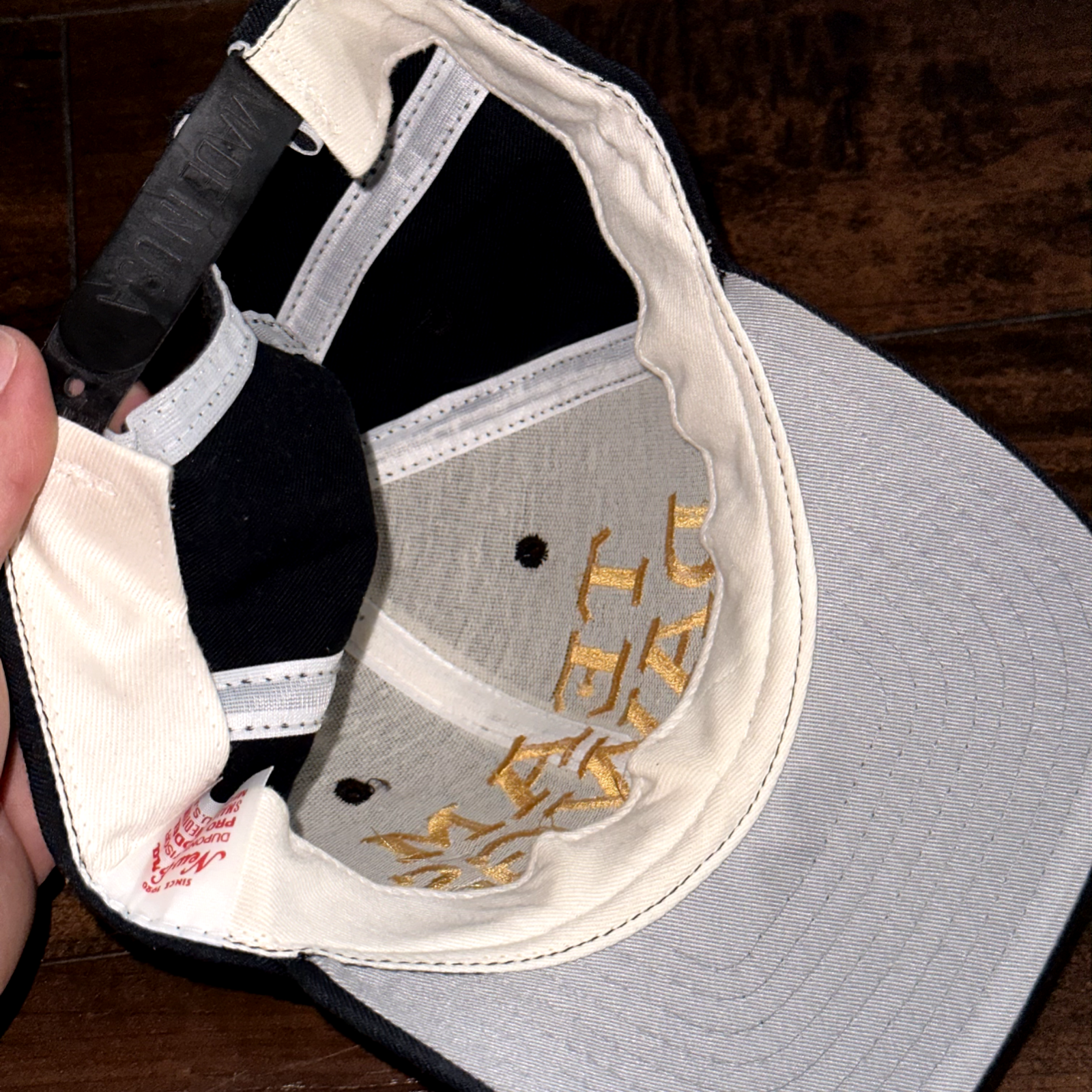 Team Dawgs Vintage Hat Cap Snapback Dogs Funny USA Black New Era Humor Friends