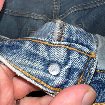 Levis 501 Vintage 90s USA XX Straight Leg Jeans Blue Med Wash 33x32 Act 32x30