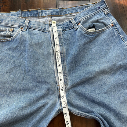 Levis 501 Vintage 90s Straight Leg XX Belgium Jeans 40x36 Light Wash Act 36x30