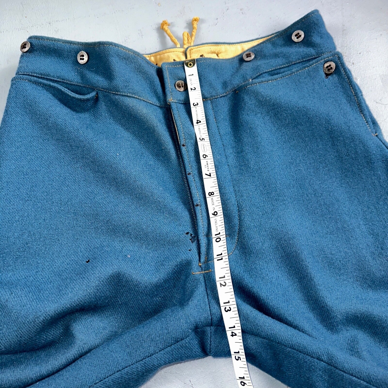 C&D Jarnagin Civil War Reenactment Uniform Sky Blue Wool Pants WWI Rare 38