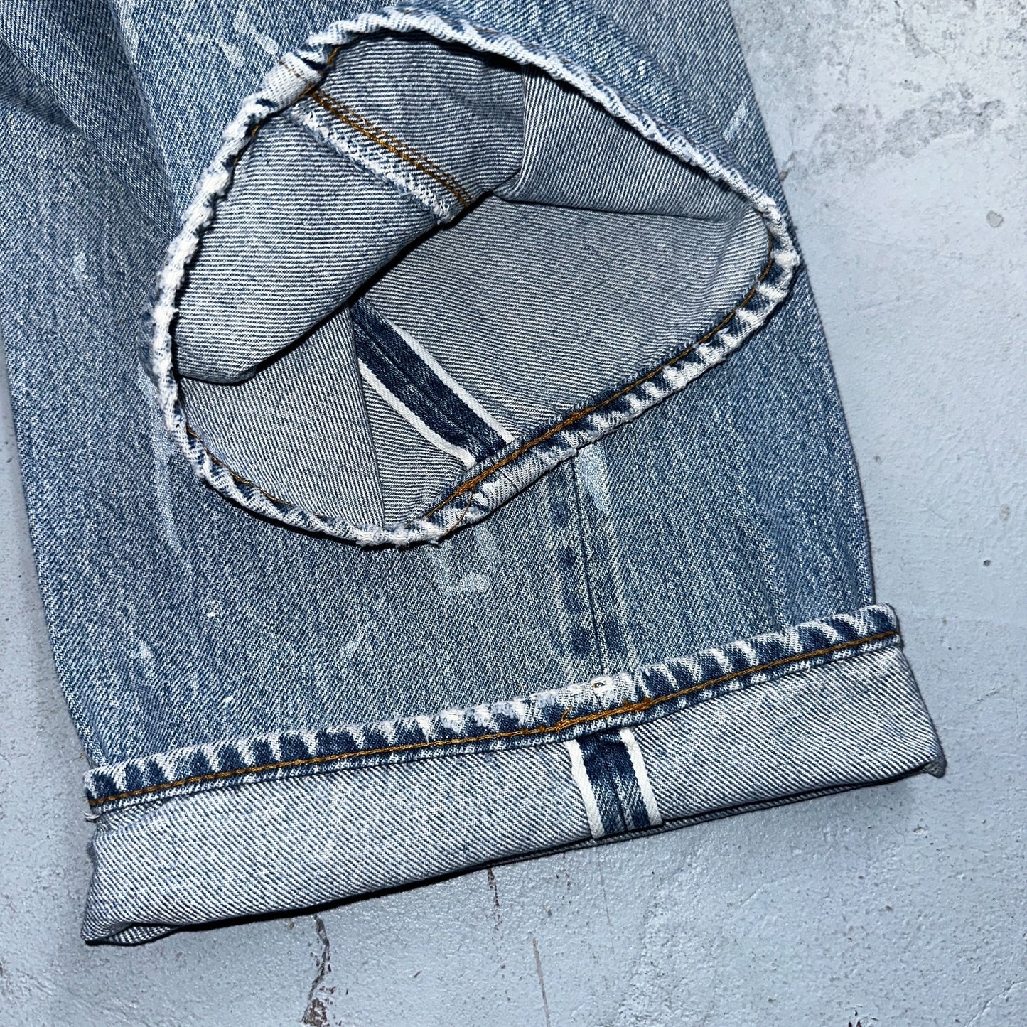 Levis 501 Vintage 80s Redline Selvedge USA XX Jeans Light Wash 40x33 Act 38x30