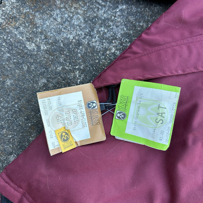 VTG 90s Nike Team Sports Logo Spellout Coat Jacket Parka Men’s M 1990s Red