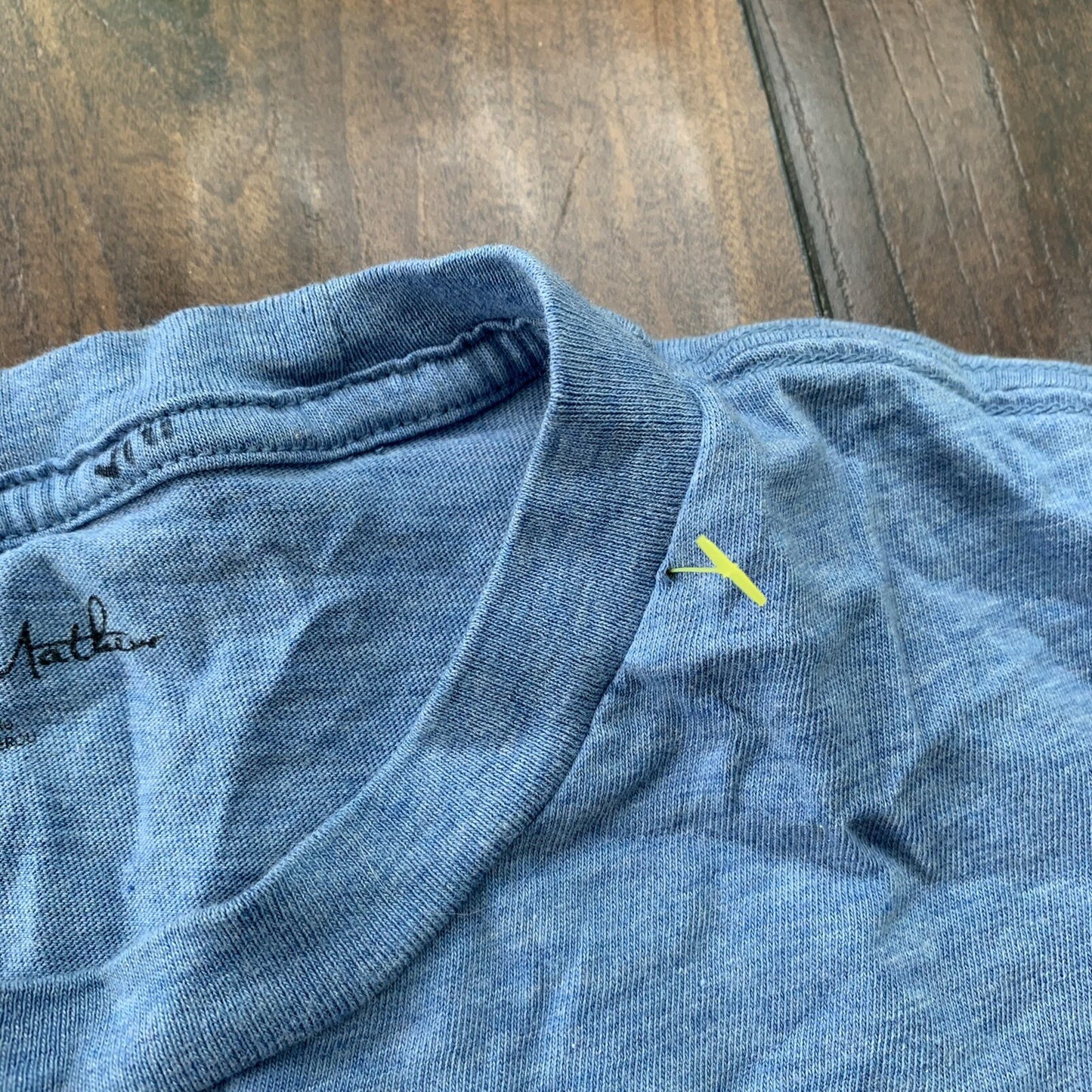 Travis Mathew Light Blue Pima Cotton Golf Club T-Shirt Size M VTG STYLE