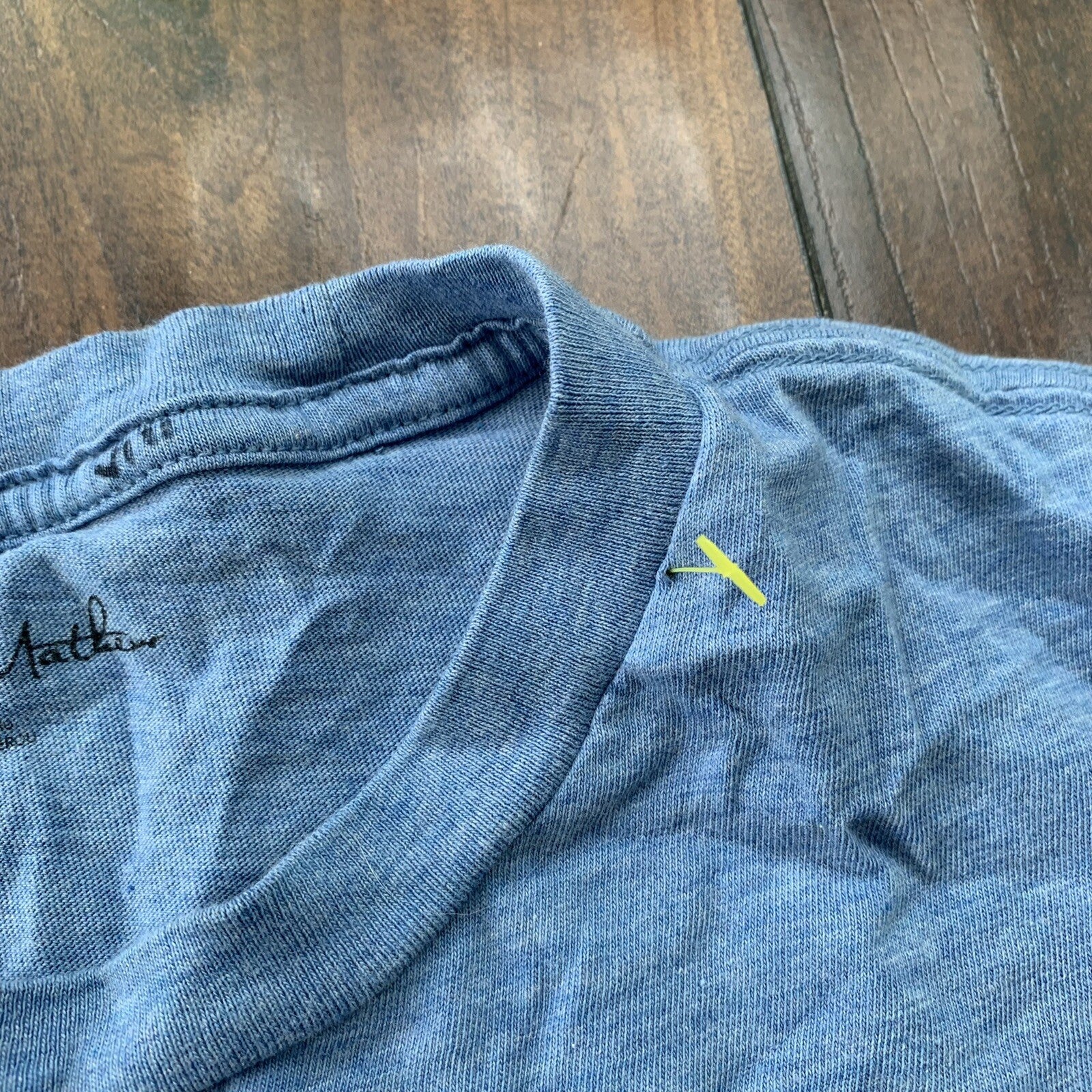 Travis Mathew Light Blue Pima Cotton Golf Club T-Shirt Size M VTG STYLE