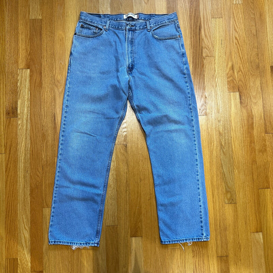 Levis 505 Vintage Y2K Straight Leg XX 2000s Jeans  40x32 Med Wash Act 37x31