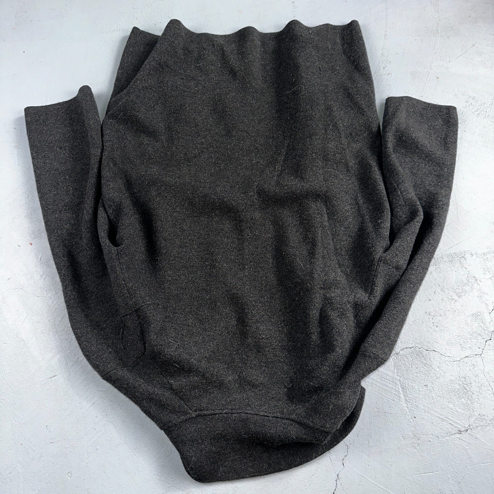 J Crew Sophie Sweater Blazer Womens M Merino Wool Jacket Heather Coal Gray