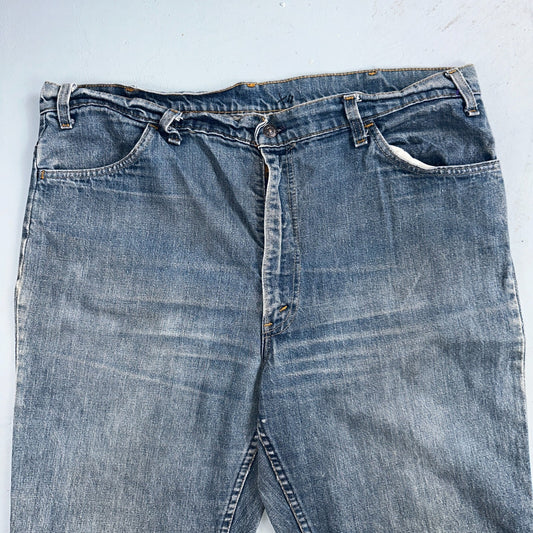 Levis 646 Vintage 70s USA Orange Tab Bootcut Flare Blue Bell Bottom Jeans 40x30