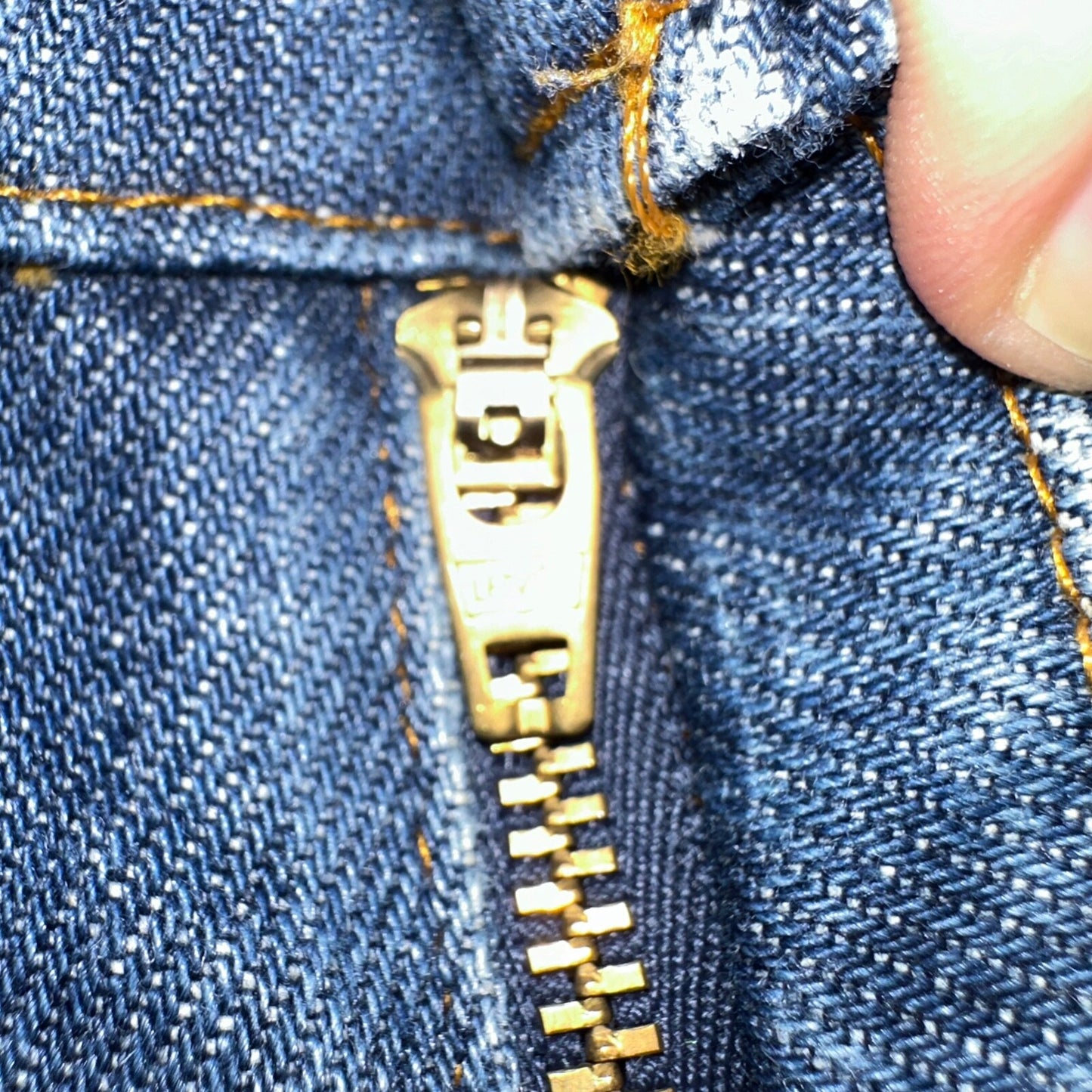 Levis 517 VTG Jeans Mens 34x36 Blue Boot Cut Orange Tab Western USA 80s 33x36