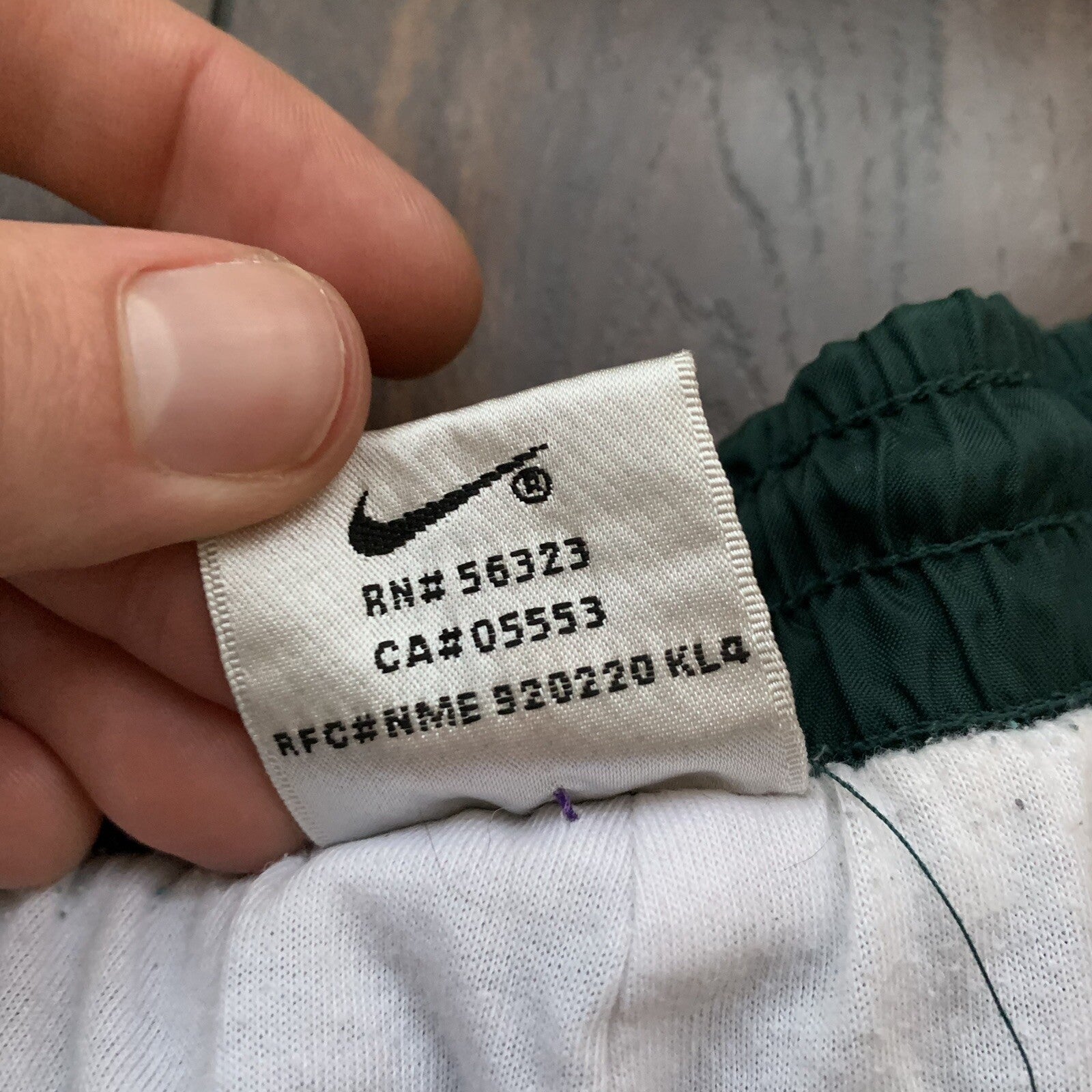 Vintage Nike Warm Up Track Soccer Pants Basic XL Green 90s Essential 80s Jogger