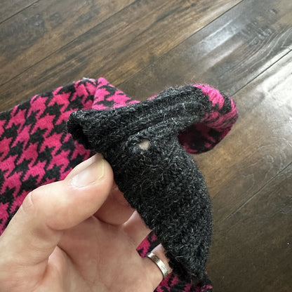 Vtg Brass Plum Nordstroms Womens Shetland Wool Aztec Knit Sweater Rockabilly 80s