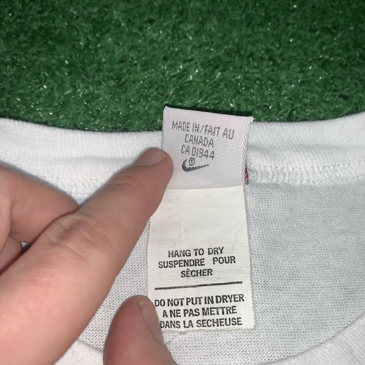 Nike Vintage T Shirt Mens L Stay In School Dunks Don't Be Stupid 90s Gray DARE