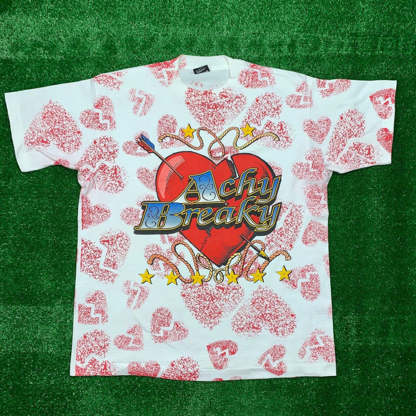 Achy Breaky Vintage T Shirt Billy Ray Cyrus Heart Shaped Box Nirvana Country Rap