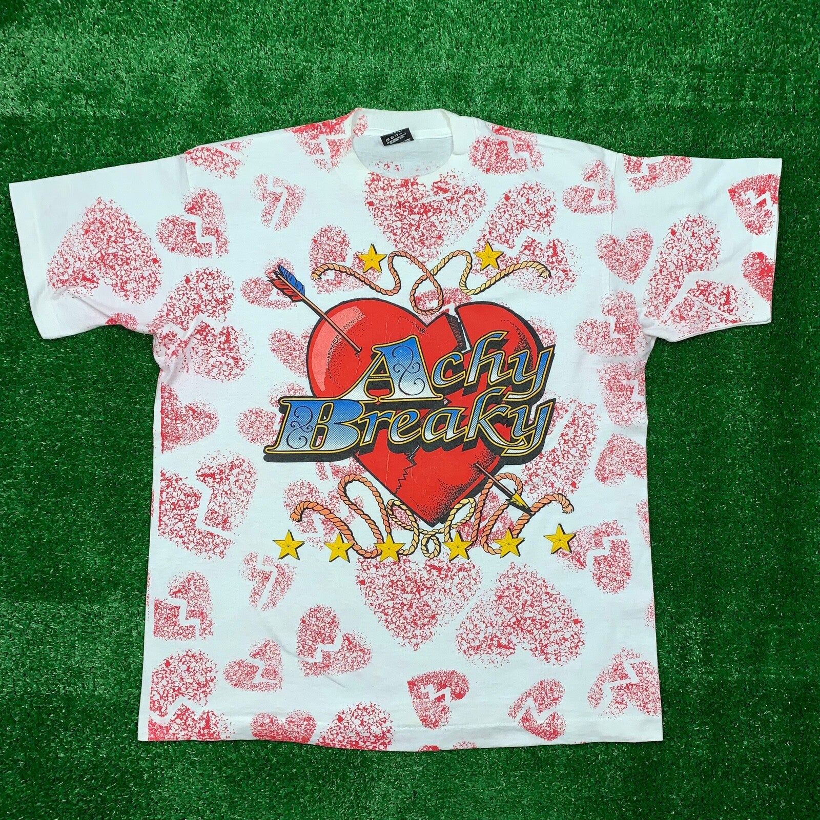 Achy Breaky Vintage T Shirt Billy Ray Cyrus Heart Shaped Box Nirvana Country Rap