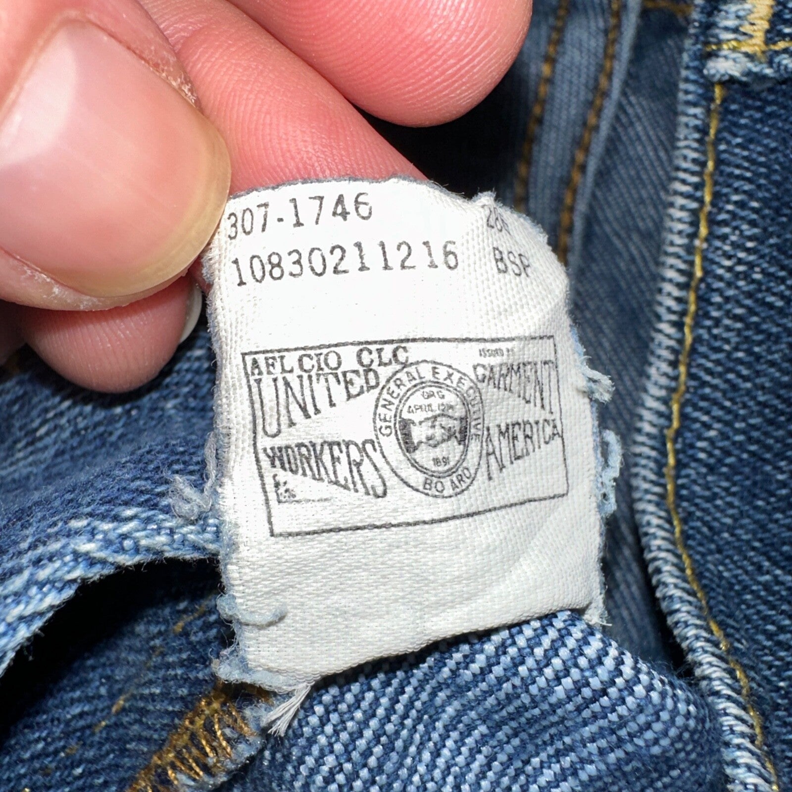 Lee VTG 80 Riders Denim Boot Cut Flare Jeans USA 34x31 Med Wash Cowboy 1980s