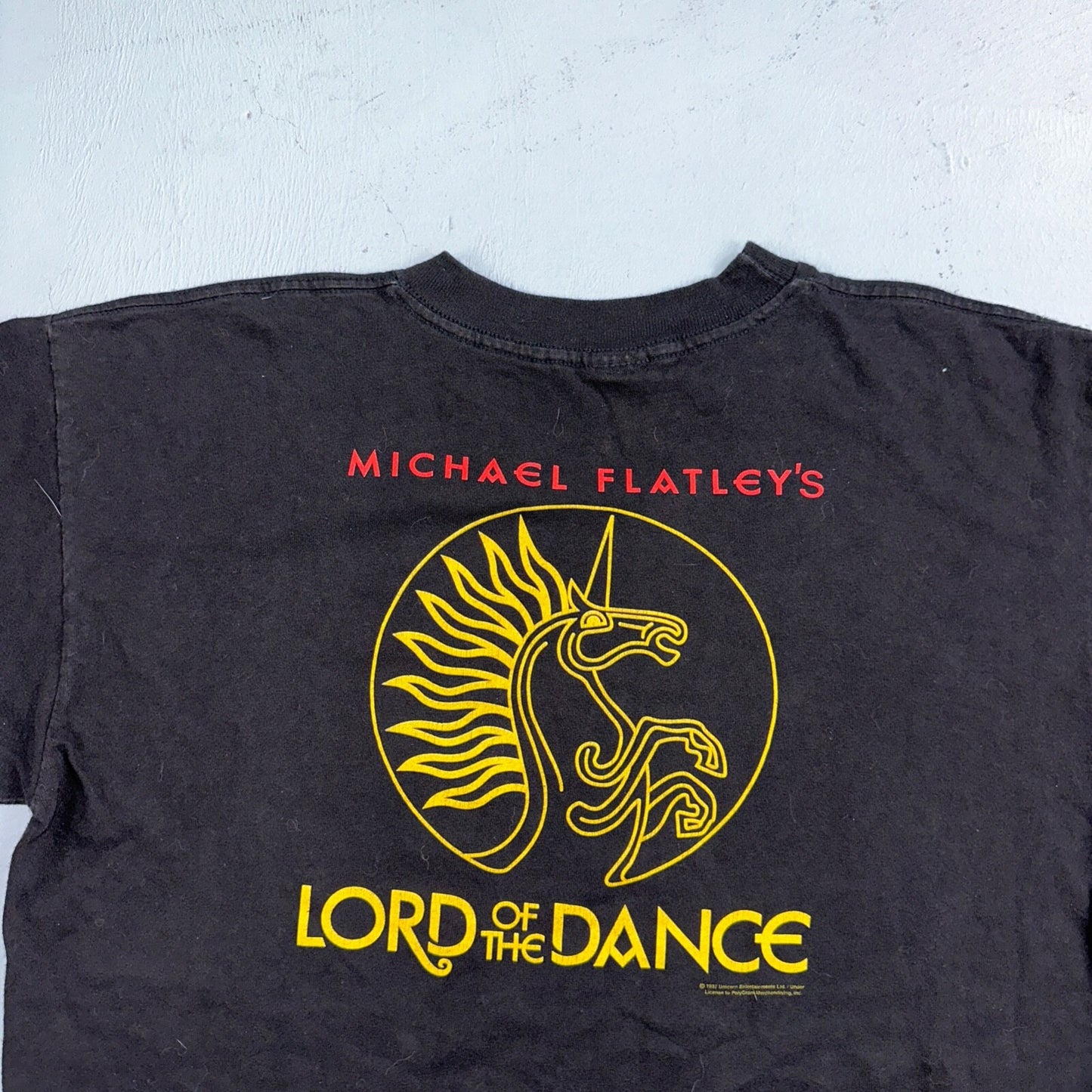 Polygram Lord Of Dance VTG T Shirt Micheal Flatleys Black Rap 90s 1997 Promo Rar